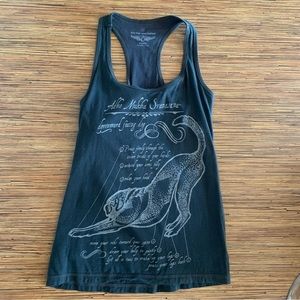 Stay Human Michael Franti Yoga Downward Dog Pug Tank Top